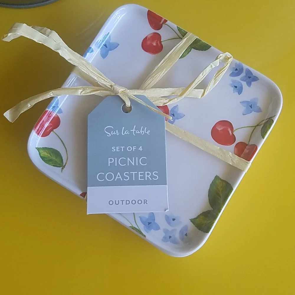 Sur La Table PicNic Coasters - Picture 1 of 2